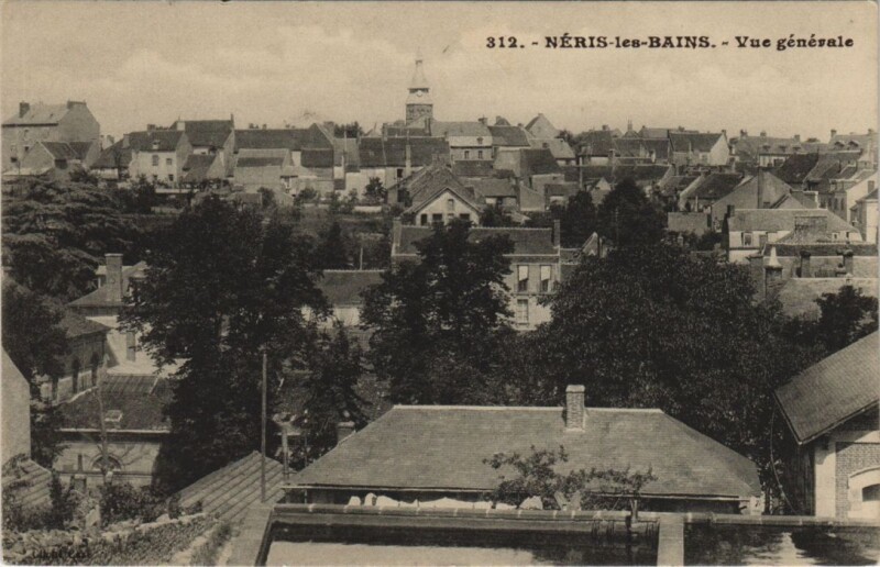 Carte postale ancienne Neris-les-Bains Vue Generale