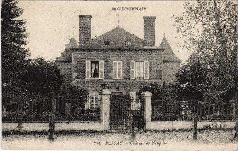 Carte postale ancienne Bessay Chateau de Neuglise