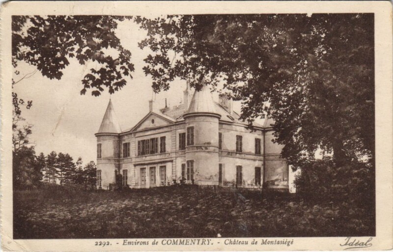 Carte postale ancienne Commentry Environs - Chateau de Montasiege à Commentry
