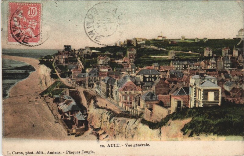 Carte postale ancienne Ault vue generale