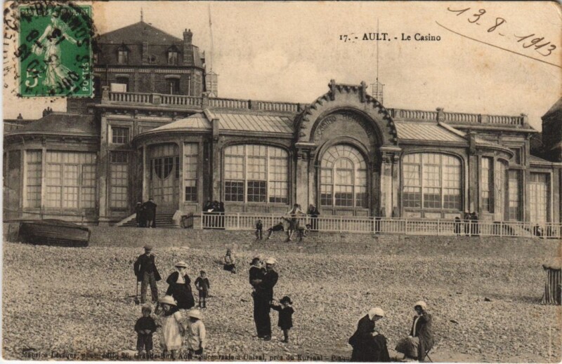Carte postale ancienne Ault Le Casino