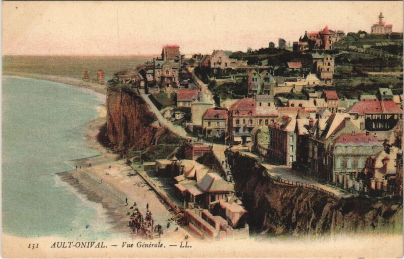 Carte postale ancienne Ault vue generale