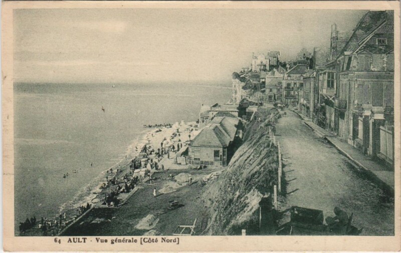 Carte postale ancienne Ault vue generale