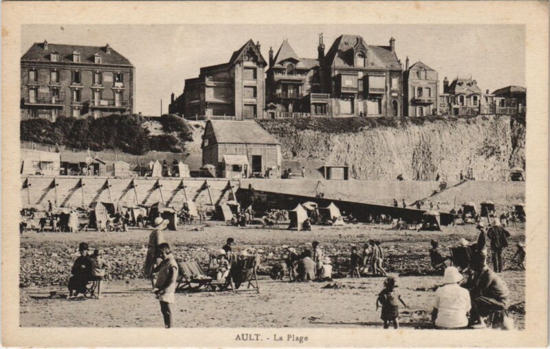 Carte postale ancienne Ault La Plage