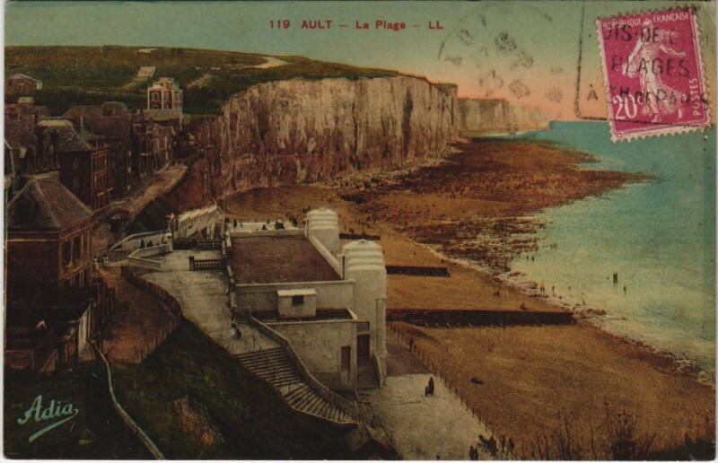 Carte postale ancienne Ault La Plage