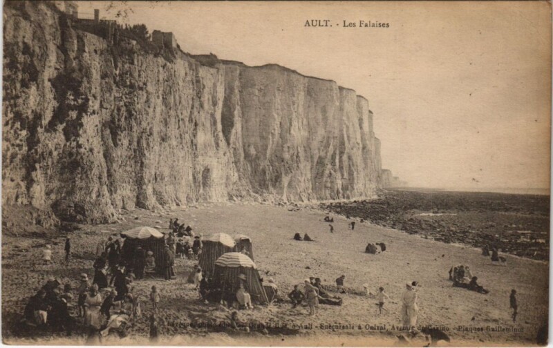 Carte postale ancienne Ault Les Falaises