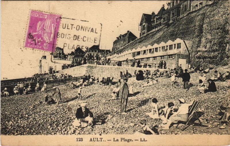 Carte postale ancienne Ault La Plage