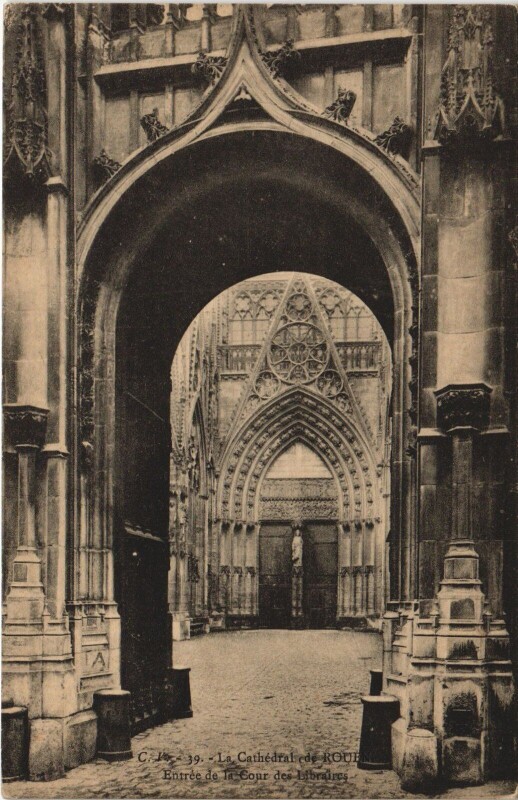 Carte postale ancienne Rouen - La Cathedrale à Rouen