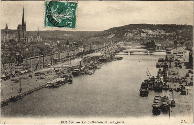 Carte postale ancienne Rouen - La cathedrale à Rouen