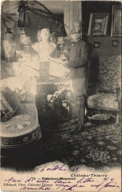 Carte postale ancienne Chateau-Thierry-President Magnaud