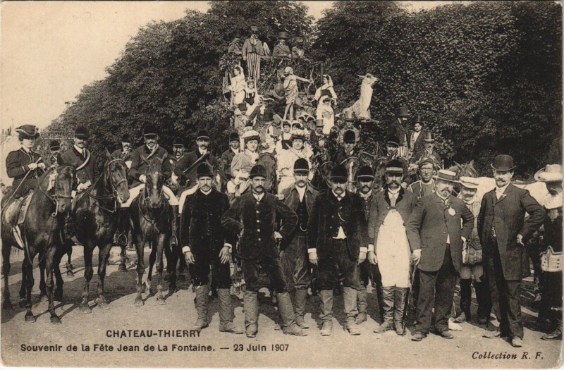 Carte postale ancienne Chateau-Thierry-Souvenir de la Fete