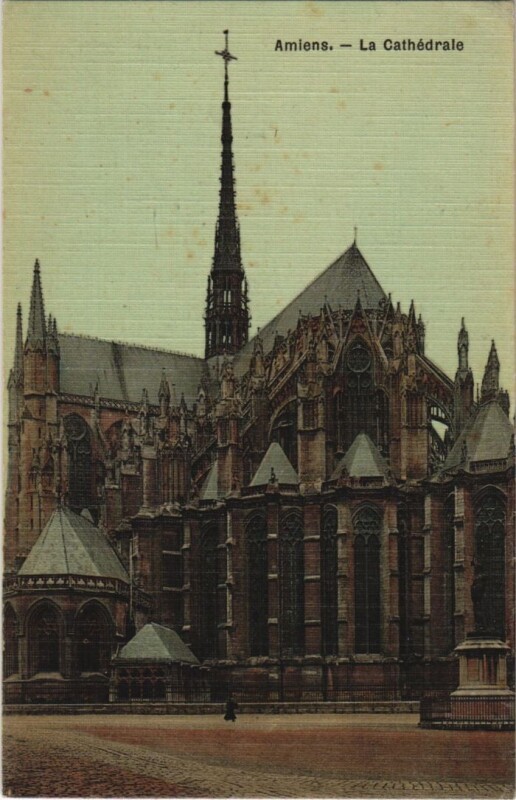 Carte postale ancienne Amiens Cathedrale à Amiens