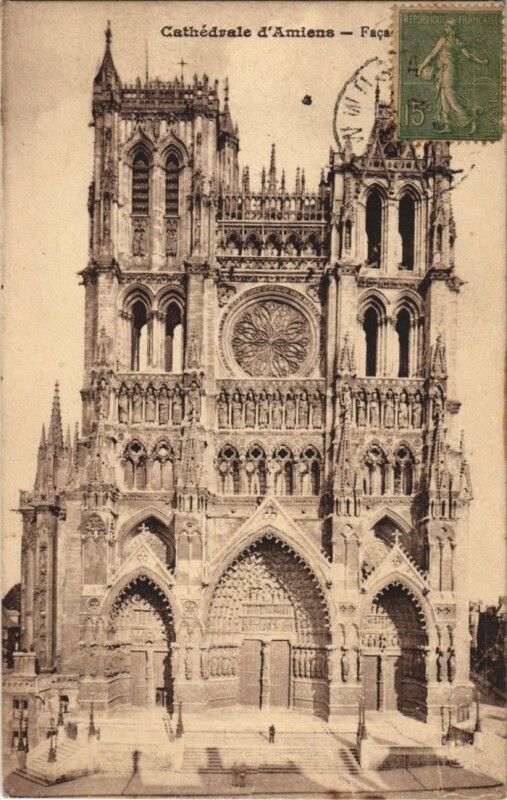 Carte postale ancienne Amiens Cathedrale à Amiens