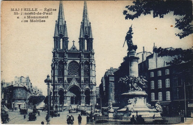 Carte postale ancienne Marseille - Eglise à Marseille
