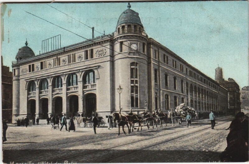 Carte postale ancienne Marseille - Hotel de à Marseille