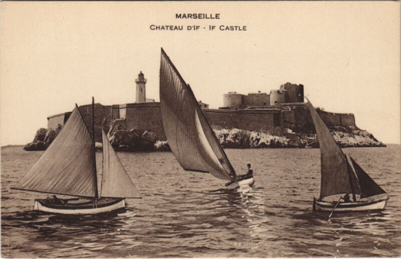 Carte postale ancienne Marseille - Chateau d'if à Marseille