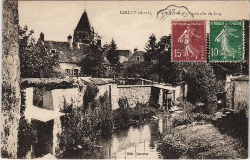 Carte postale ancienne Au Chemin des Dames