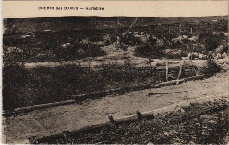 Carte postale ancienne Chemin des Dames Sucrerie de cerny