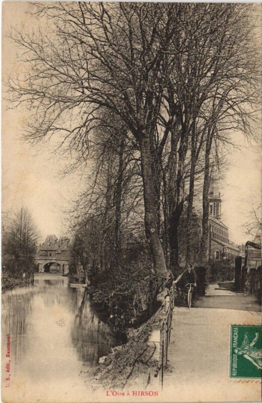 Carte postale ancienne Hirson l'Oise à Hirson