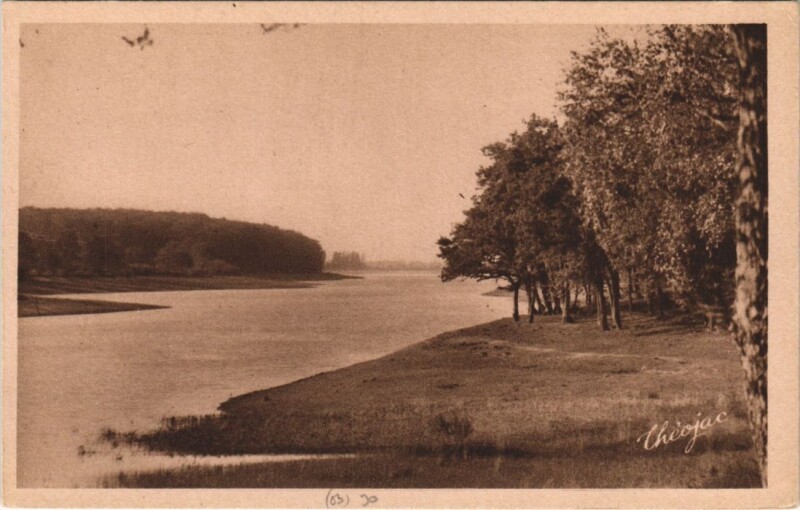 Carte postale ancienne Foret de Troncais Etang de Pirot