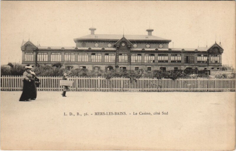Carte postale ancienne Mers-Les-Bains Le Casino à Mers-les-Bains