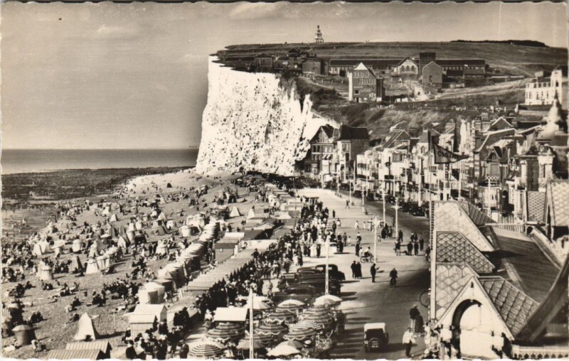 Carte postale ancienne Mers-Les-Bains La Plage à Mers-les-Bains