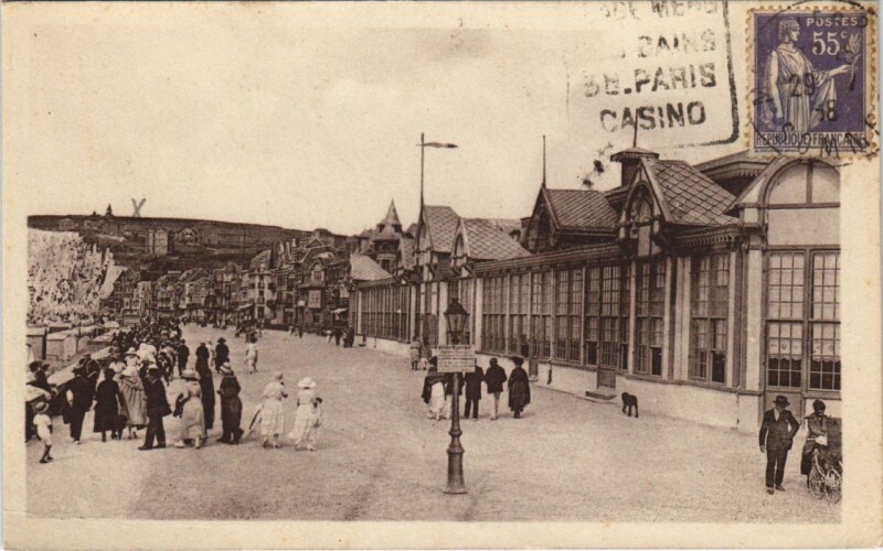 Carte postale ancienne Mers-Les-Bains Le Casino à Mers-les-Bains