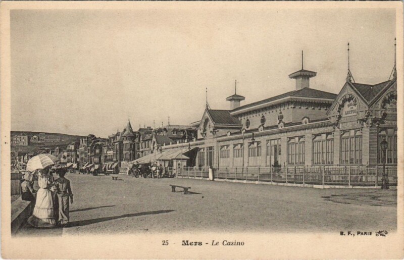 Carte postale ancienne Mers-Les-Bains Le Casino à Mers-les-Bains