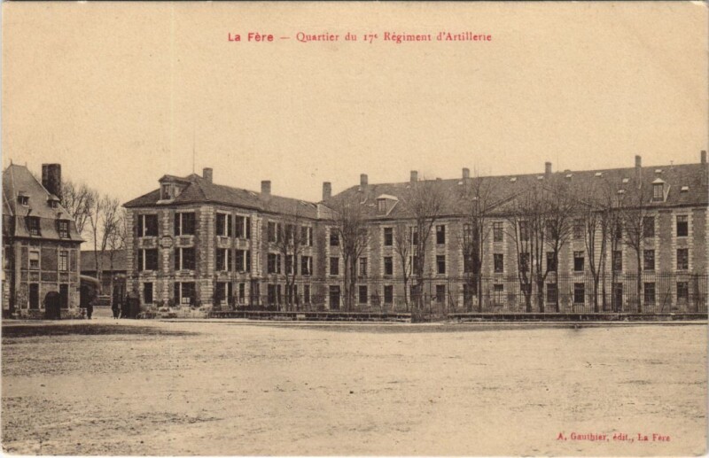 Carte postale ancienne La Fere Quartier du