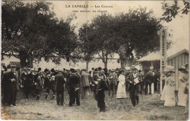 Carte postale ancienne La Capelle Les Courses à La Capelle