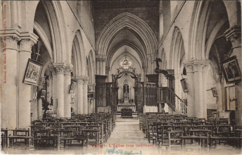 Carte postale ancienne Vailly L' Eglise