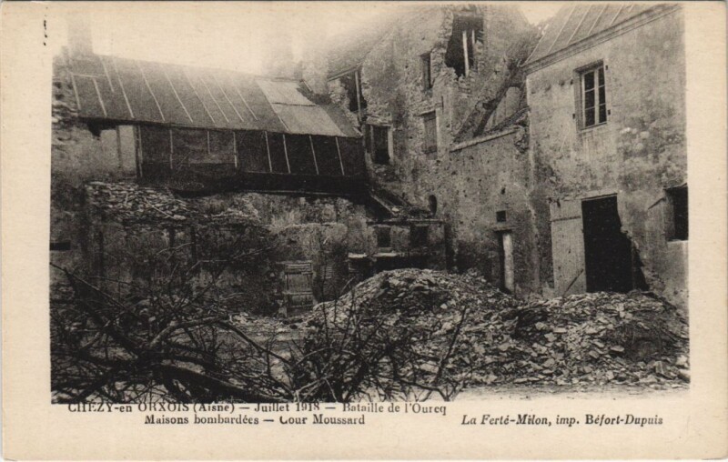 Carte postale ancienne Chezy-En-Orxois Juillet