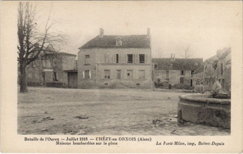 Carte postale ancienne Chezy-En-Orxois Juillet