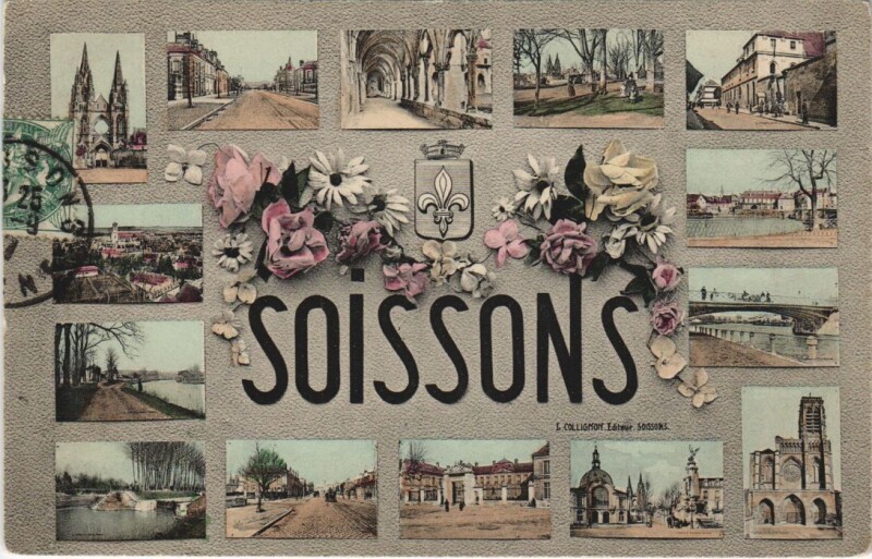 Carte postale ancienne Soissons à Soissons