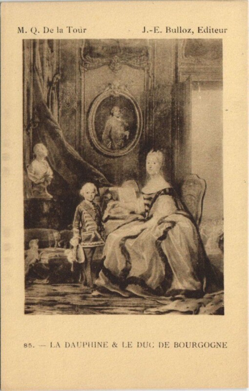 Carte postale ancienne La dauphine & le duc
