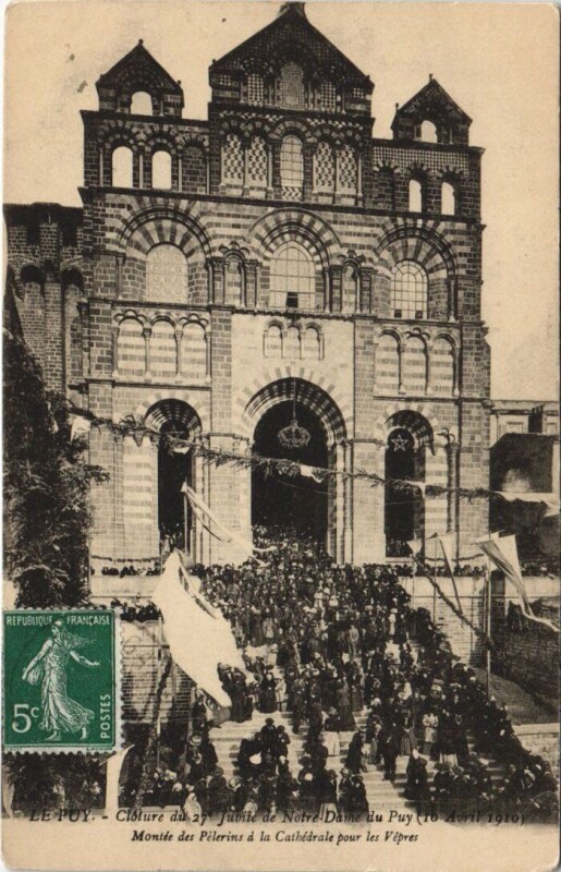 Carte postale ancienne Le Puy - Cloture du 27