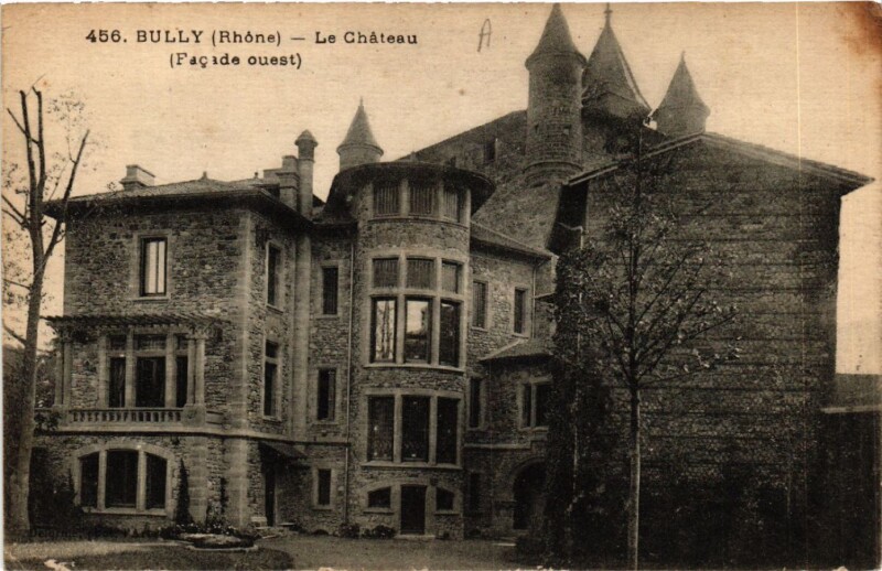 Carte postale ancienne Bully Le Chateau à Bully