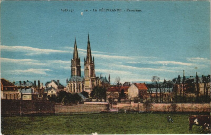 Carte postale ancienne La Delivrande Panorama