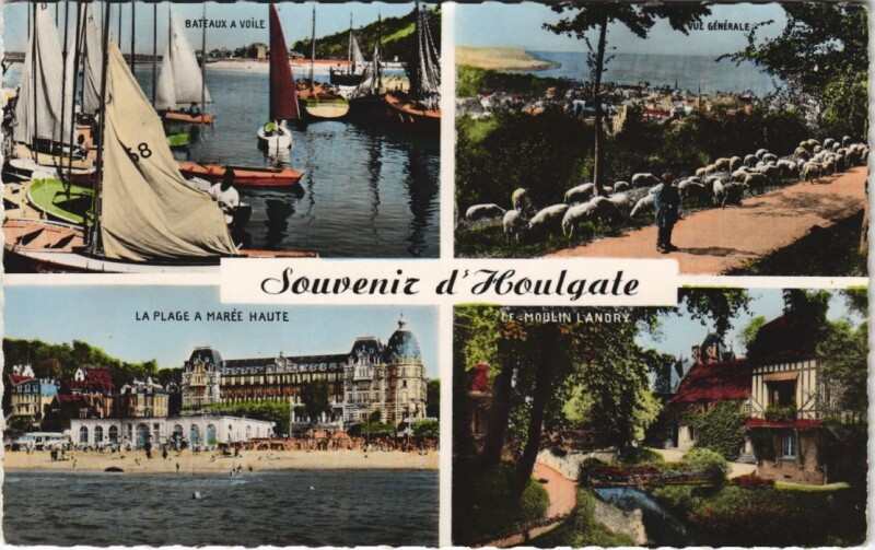 Carte postale ancienne Houlgate Scenes à Houlgate