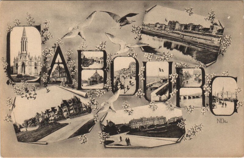 Carte postale ancienne Cabourg Scenes à Cabourg