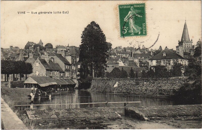 Carte postale ancienne Vire Vue Generale