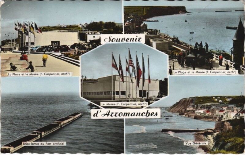 Carte postale ancienne Arromanches Scenes