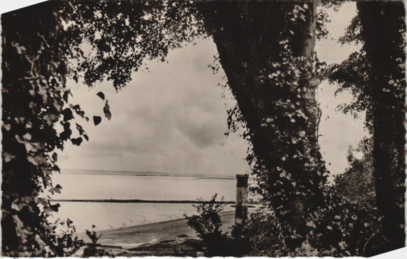 Carte postale ancienne Honfleur Vue sur la Mer à Honfleur
