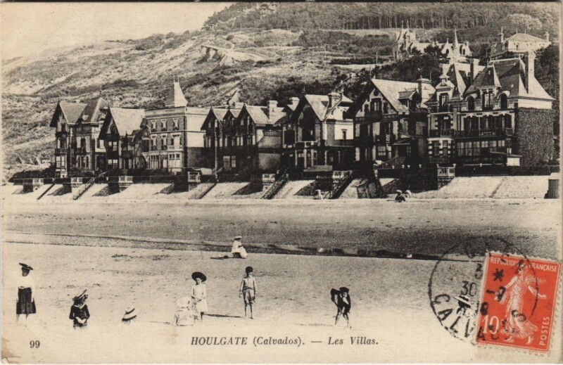 Carte postale ancienne Houlgate Les Villas à Houlgate