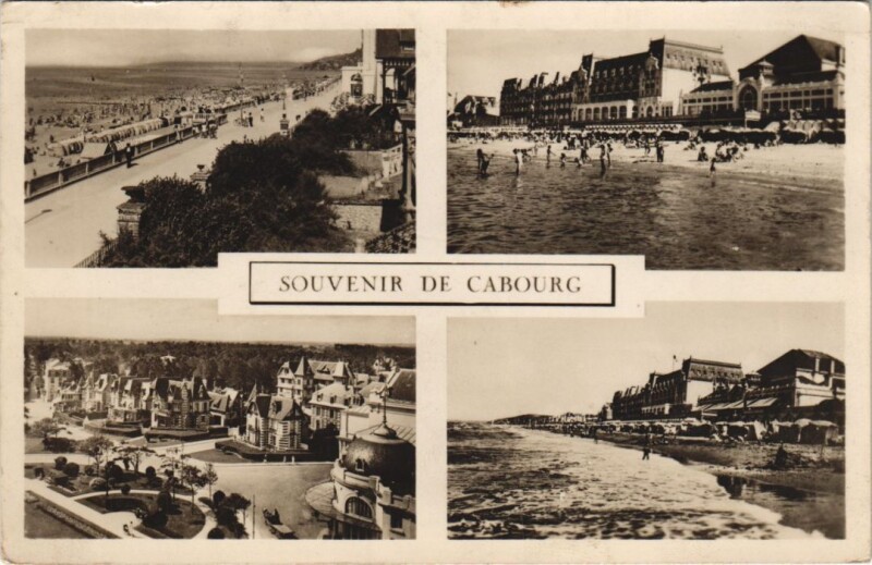 Carte postale ancienne Cabourg Scenes à Cabourg
