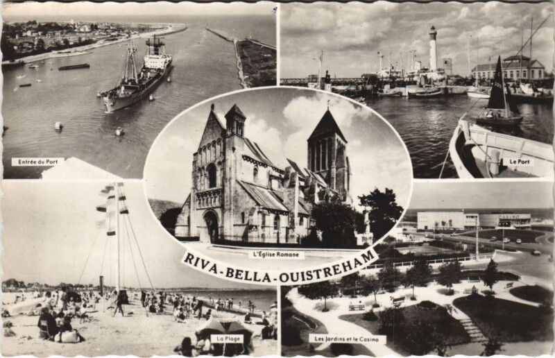 Carte postale ancienne Ouistreham Riva-Bella - Scenes à Ouistreham