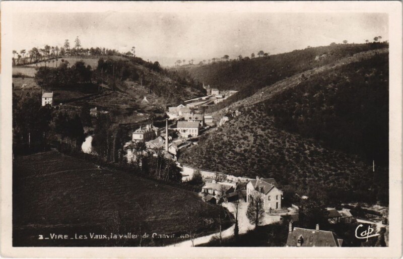 Carte postale ancienne Vire Vue Generale