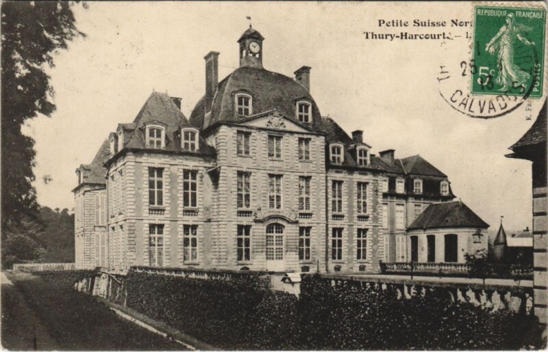 Carte postale ancienne Thury-Harcourt Chateau