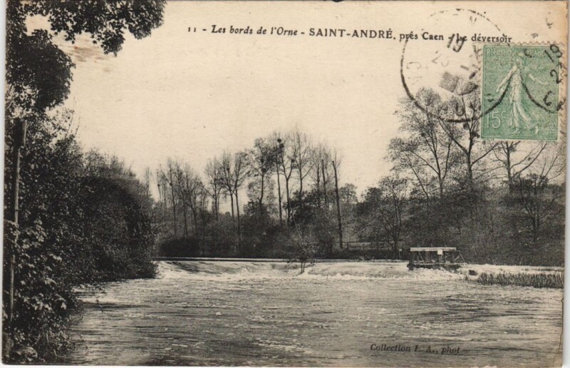 Carte postale ancienne Saint-Andre Deversoir