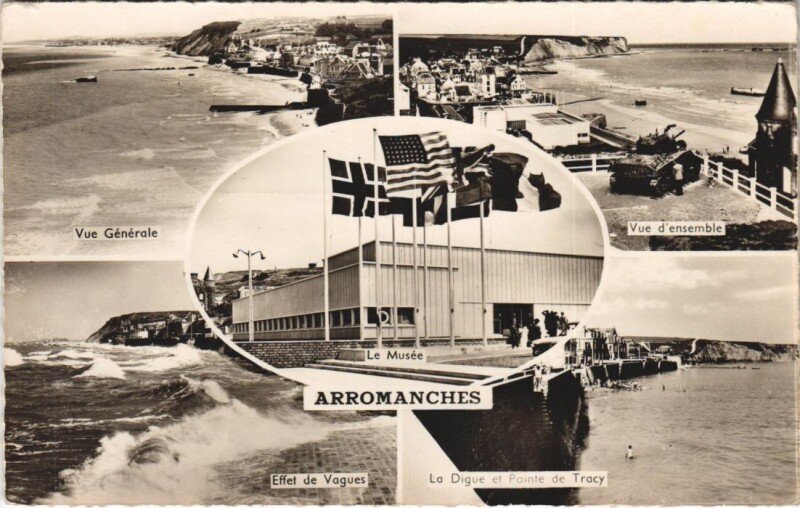Carte postale ancienne Arromanches-les-Bains Scenes à Arromanches-les-Bains